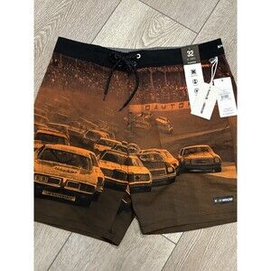 Hurley x Nascar Racing Mens Size 32 18" Phantom‎ Shorts Boardshorts Finishline